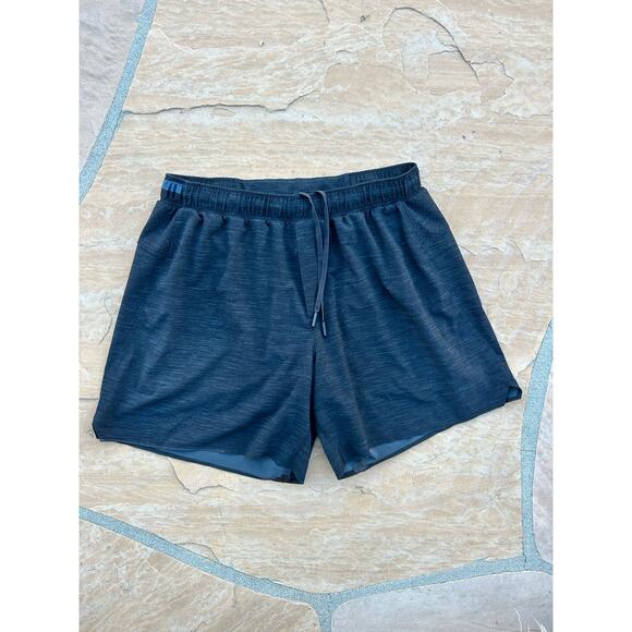 Lululemon Surge Short 6" Updated All Court Texture Deep Coal Black Mens Large - Picture 1 of 3